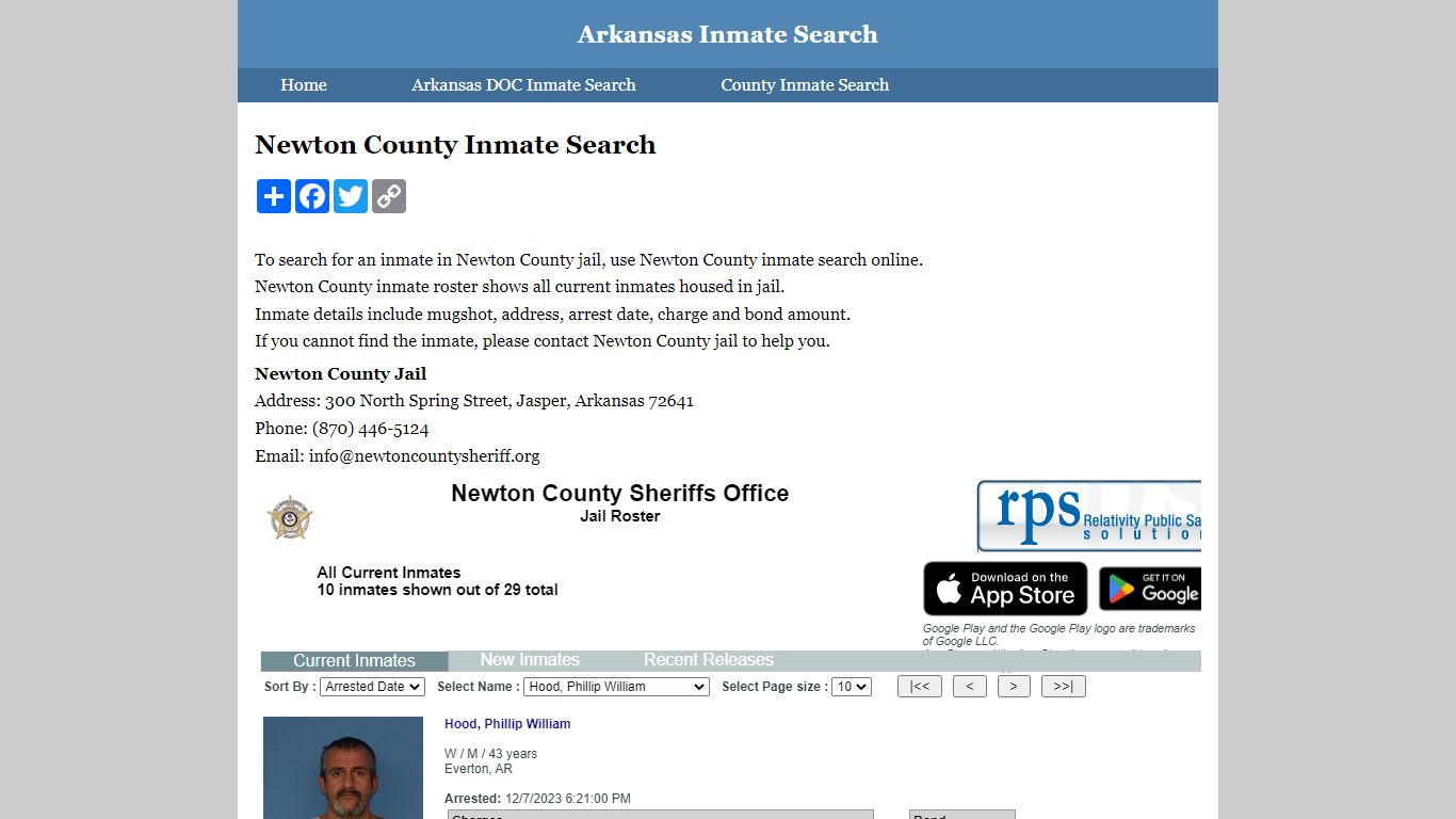 Newton County Inmate Search